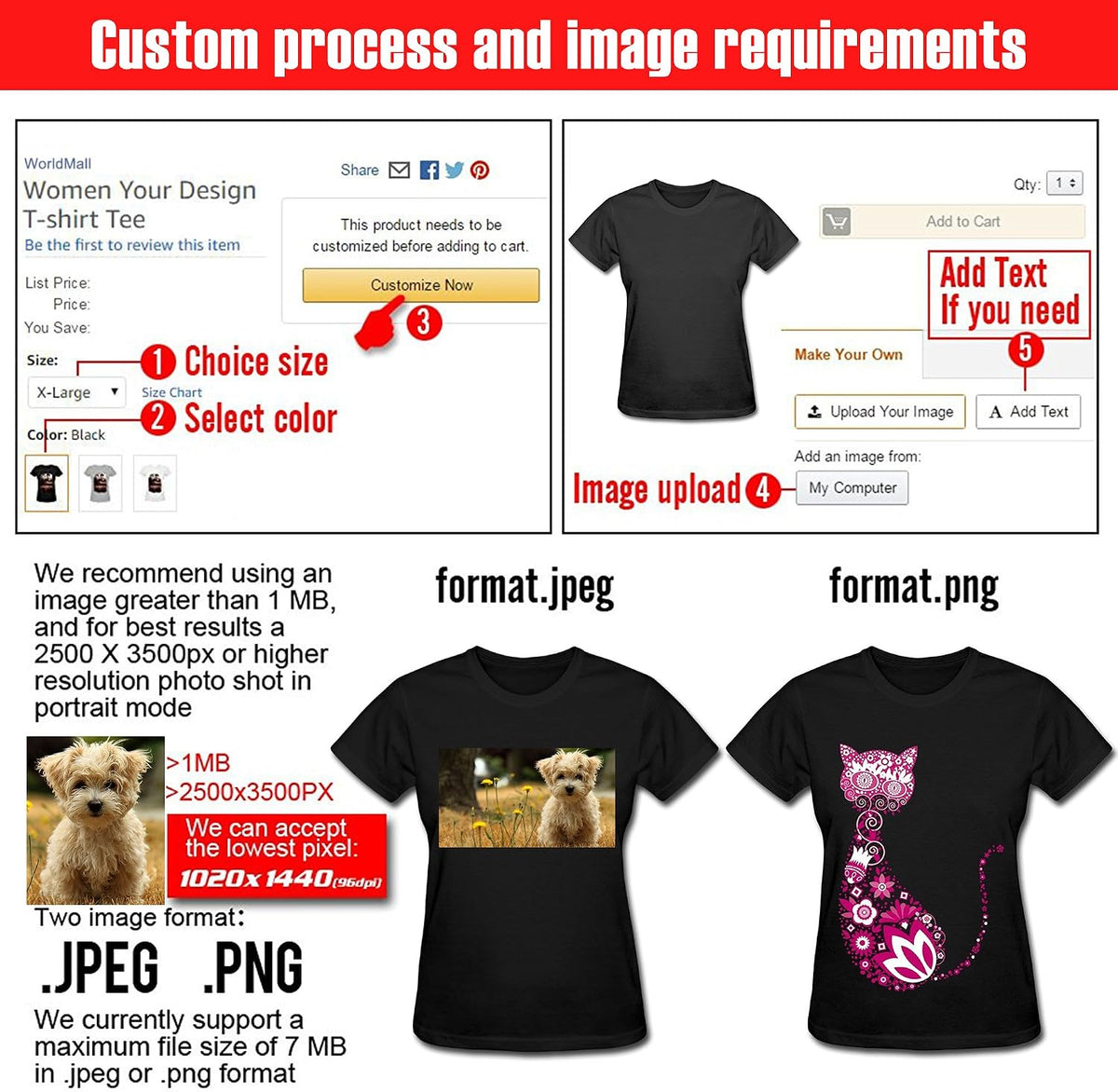 Custom Personalized Graphic T-Shirts